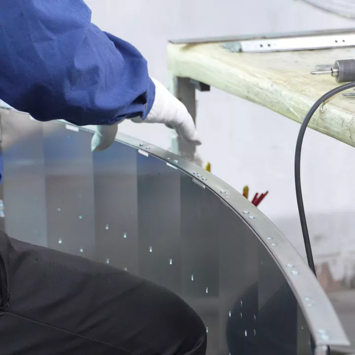 Aluminum Curved Panels for Machinery
