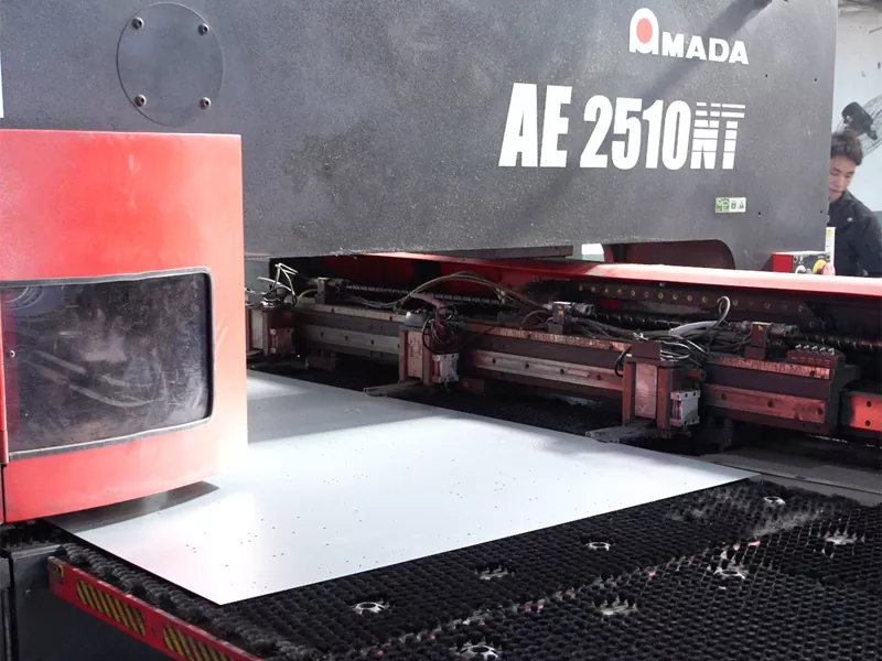 Stainless Steel Curved Sheet Metal For Power Cabinets factory